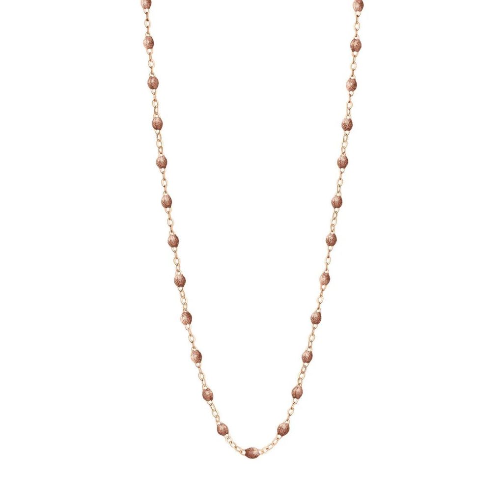 collier cuivre classique gigi, or rose, 42 cm