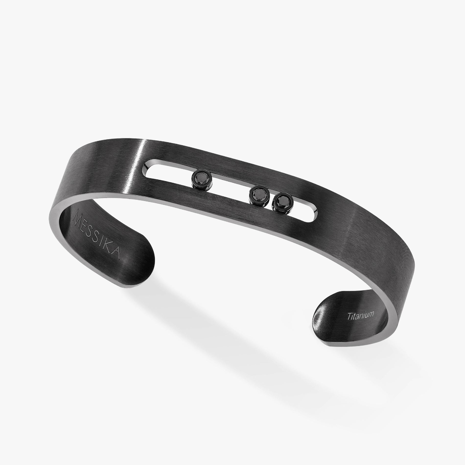 bracelet bangle move, titane noir