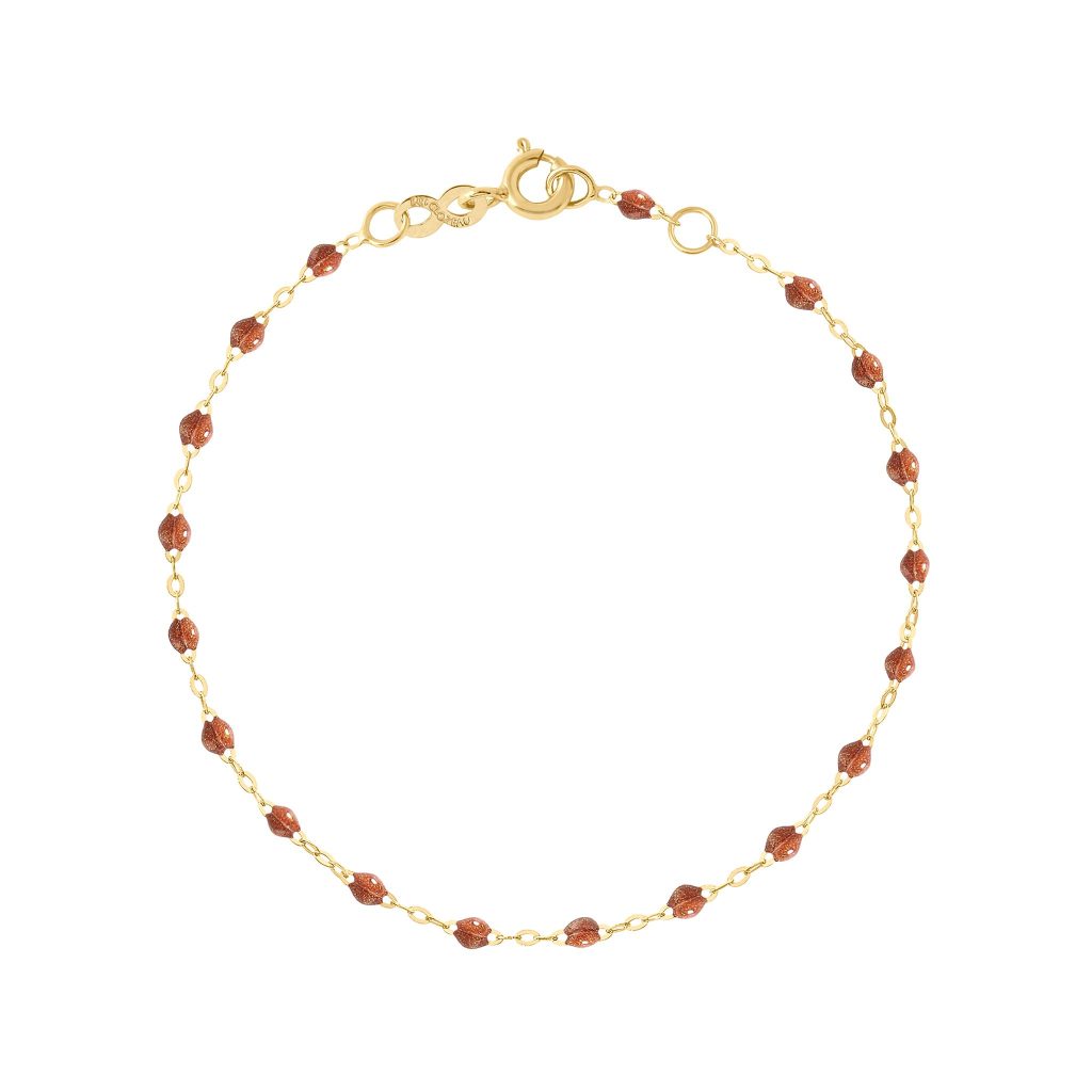 bracelet fauve classique gigi, or jaune, 18 cm