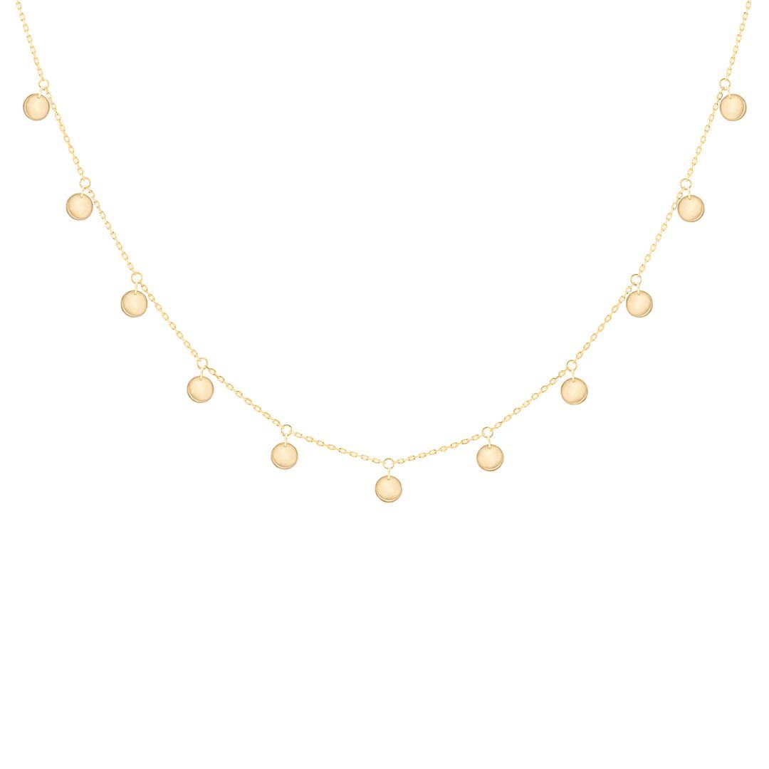 collier polka pyrite, or jaune