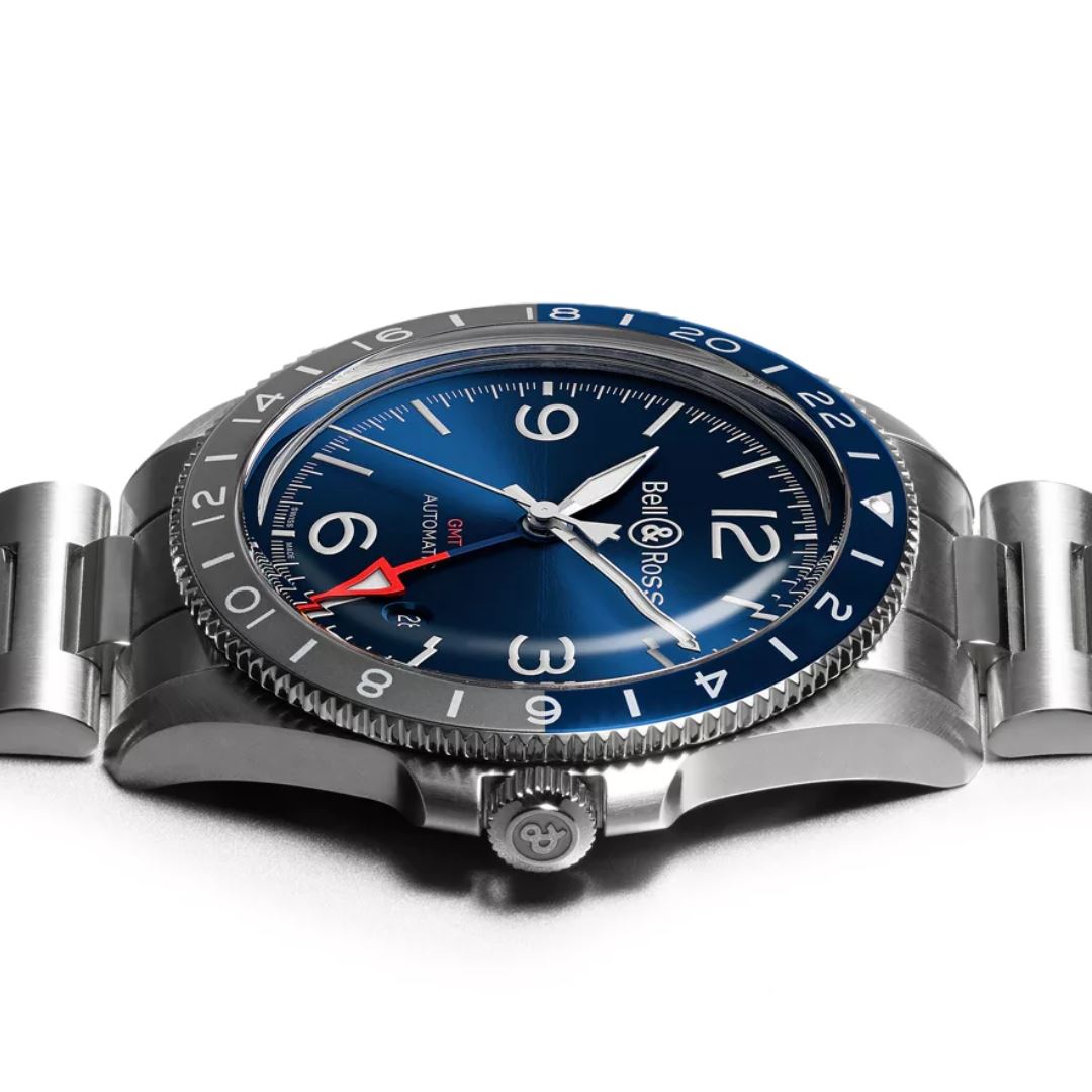 montre br v2 93 gmt blue