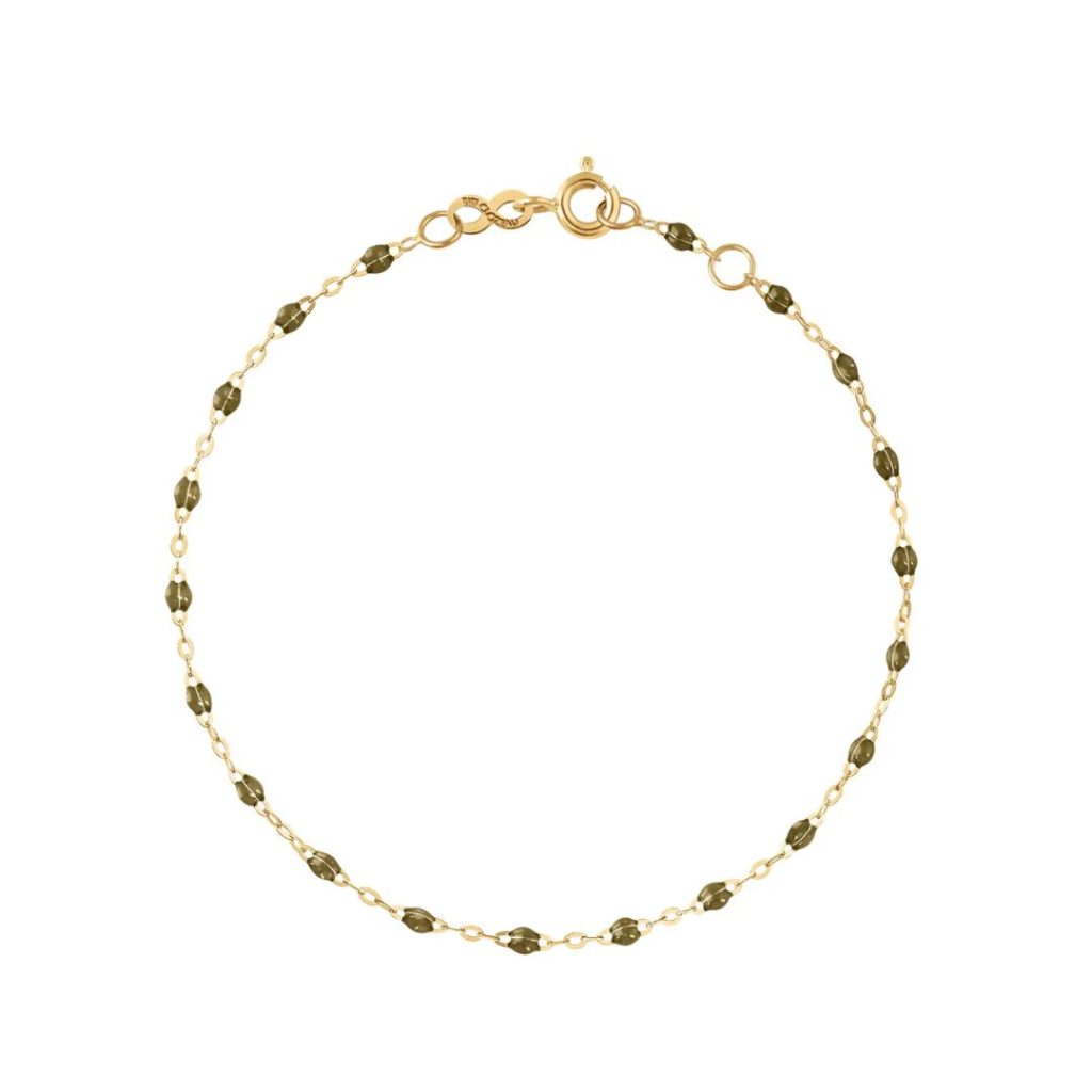 bracelet kaki classique gigi, or jaune, 17 cm