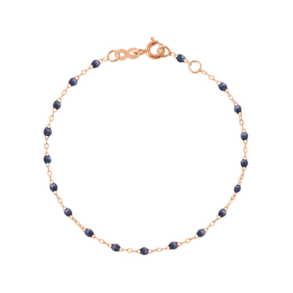 bracelet nuit classique gigi, or rose, 17 cm