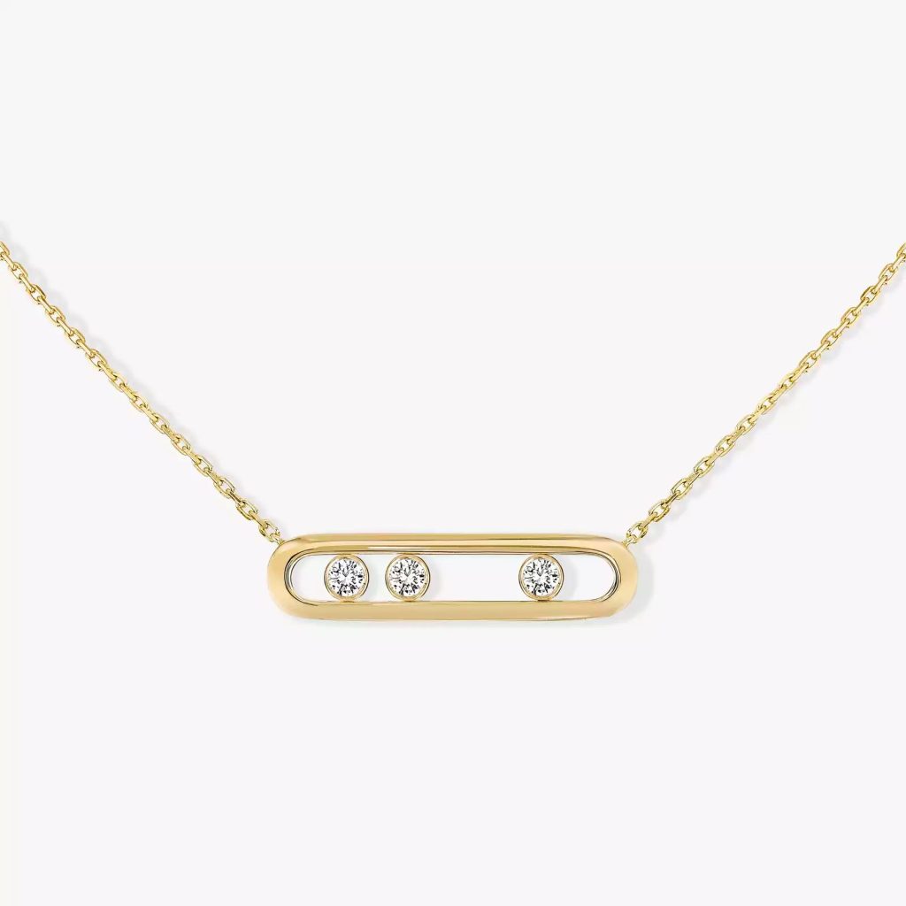 collier move, or jaune