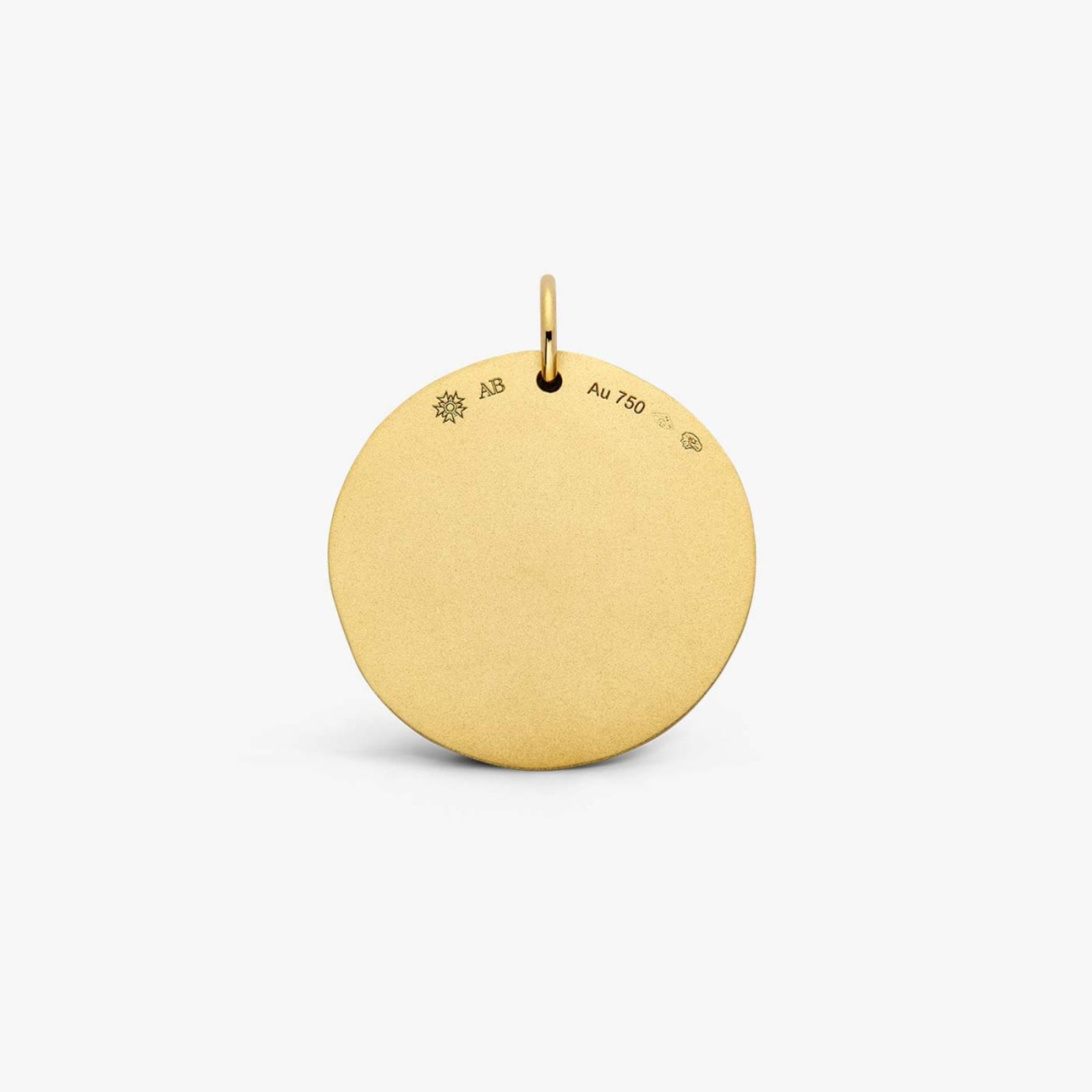 médaille la boussole, or jaune