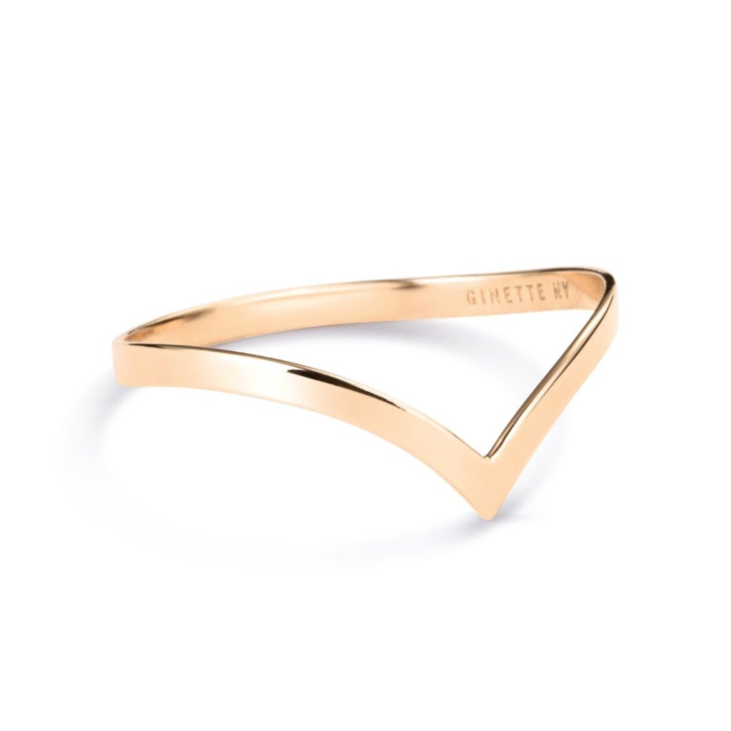 bague wise, or rose, t 56