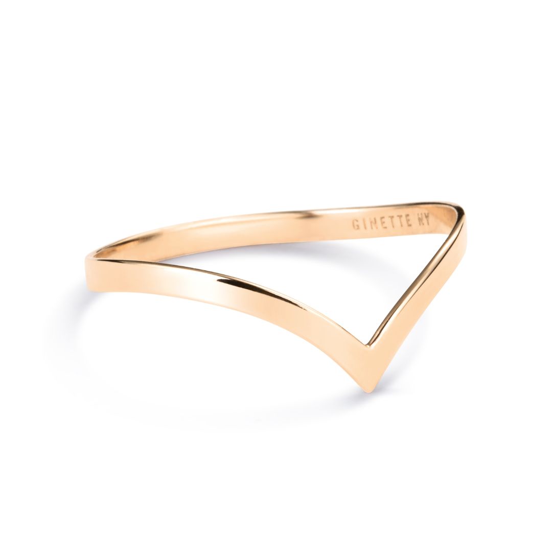 bague wise, or rose, t 56
