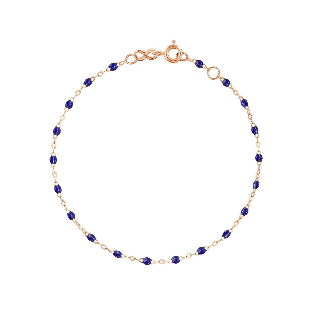 bracelet prusse classique gigi, or rose, 17 cm