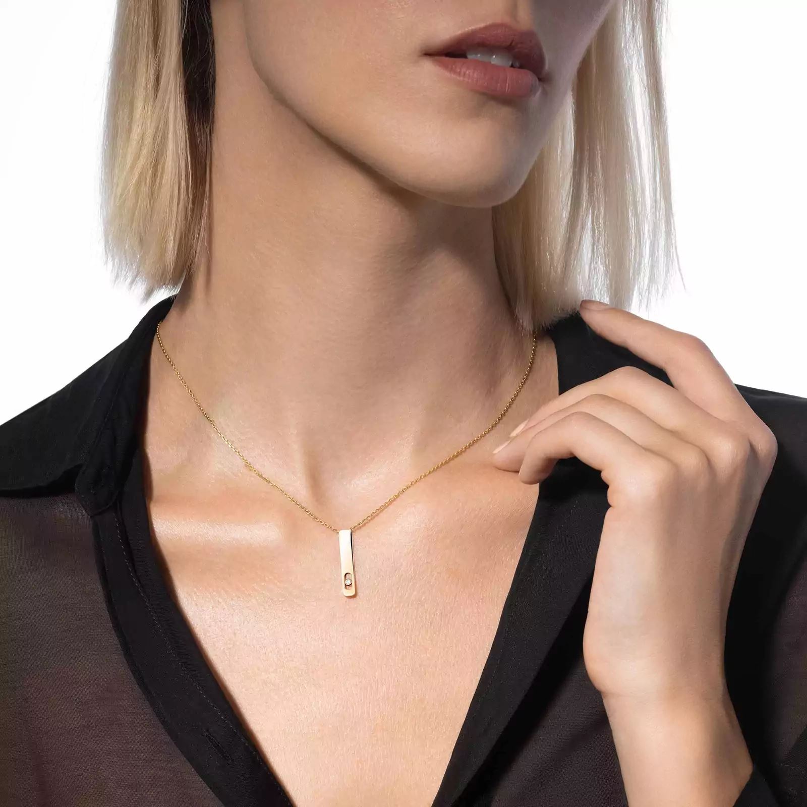 collier my first diamond, or jaune