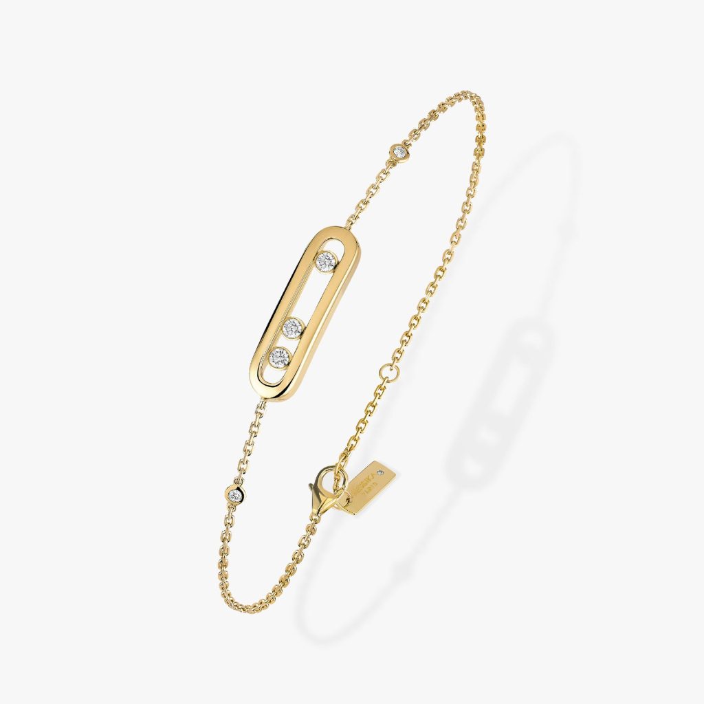 bracelet baby move, or jaune