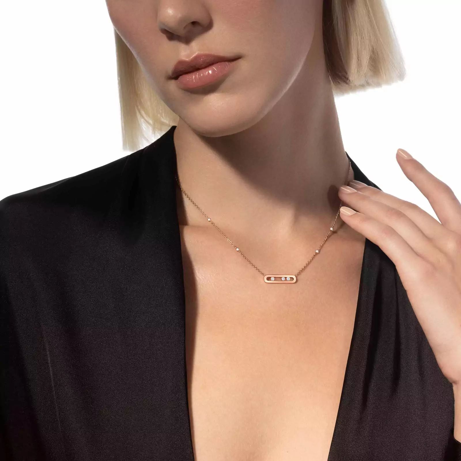collier baby move, or rose
