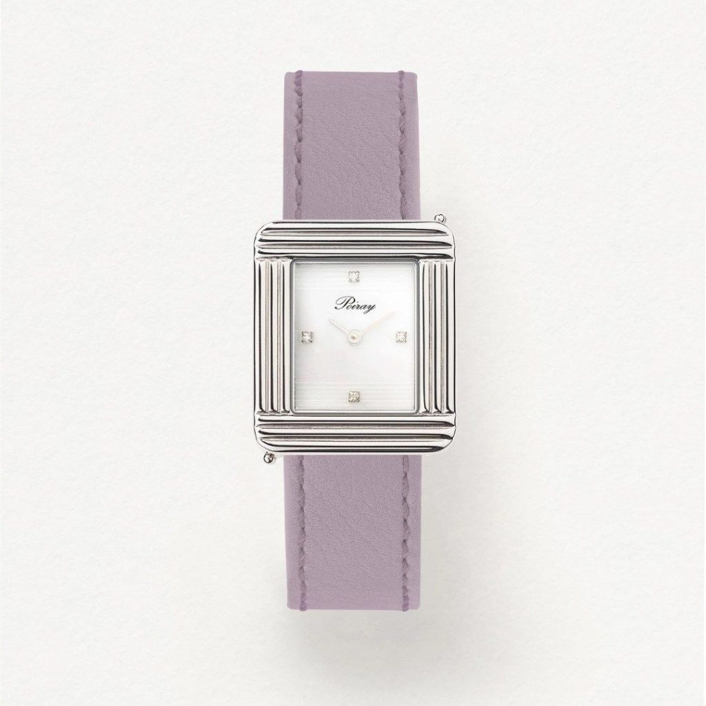 montre ma premiÈre, cadran nacre et diamants