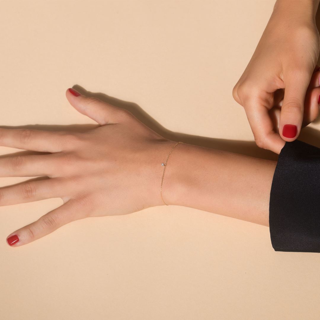 bracelet 360°, or rose