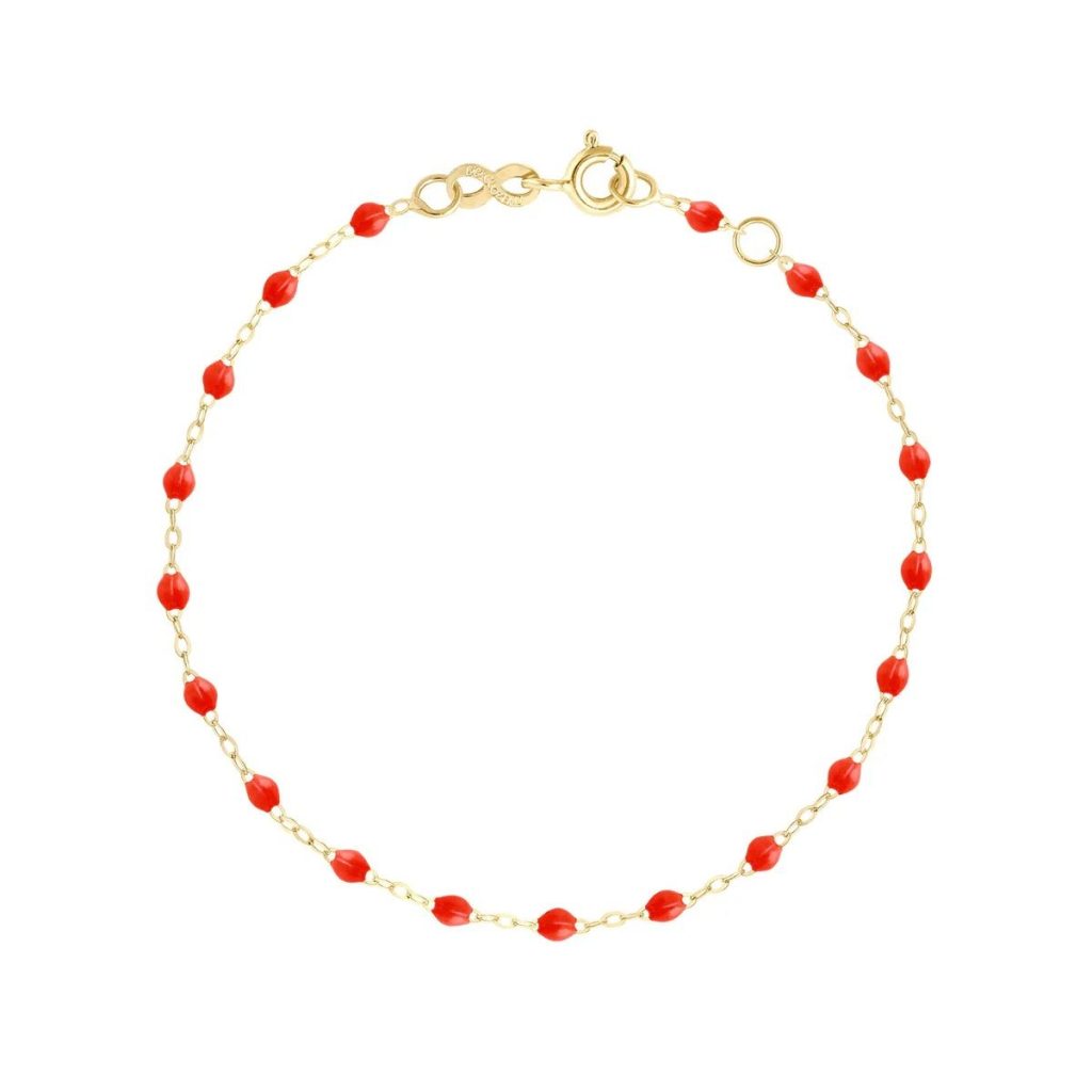 bracelet corail classique gigi, or jaune, 17 cm