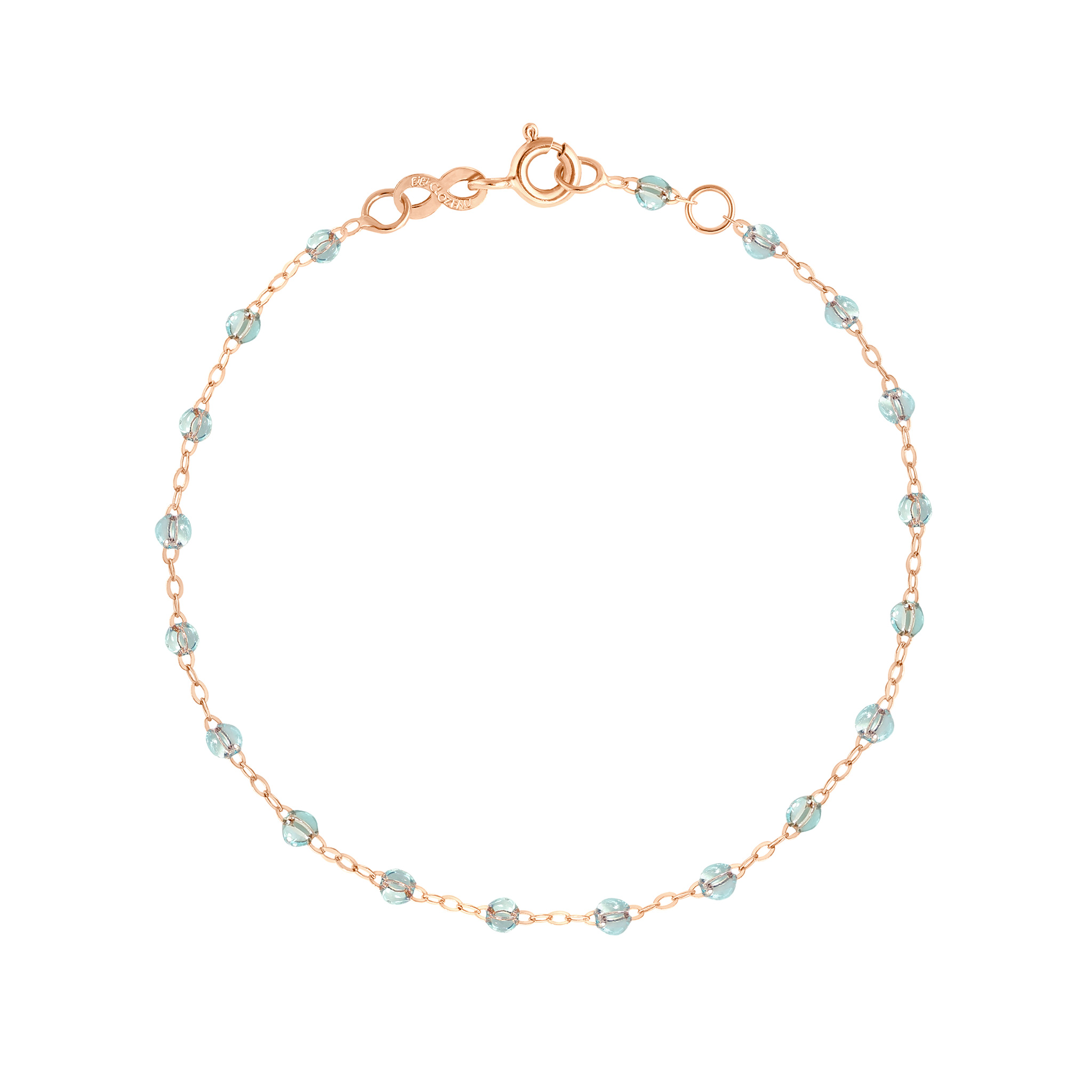 bracelet ice classique gigi, or rose, 17 cm
