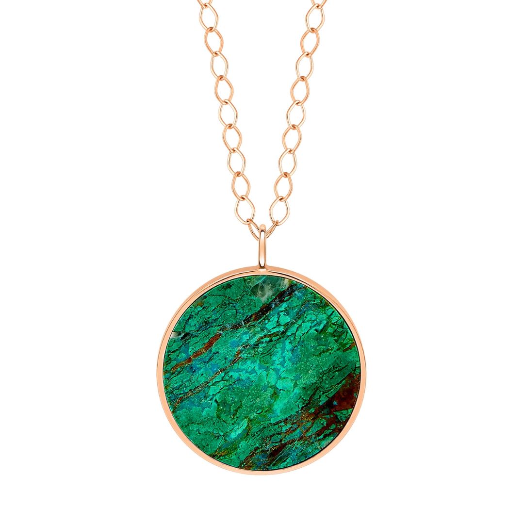 collier jumbo ever chrysocolle, or rose