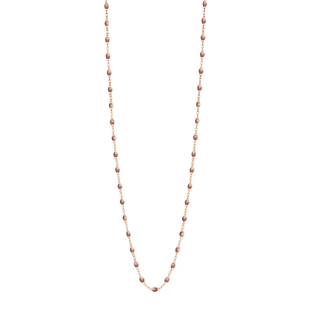 sautoir cuivre classique gigi, or rose, 86 cm
