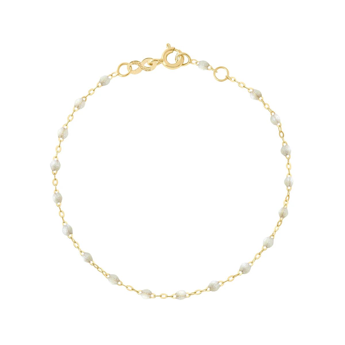 bracelet opale classique gigi, or jaune, 19 cm.