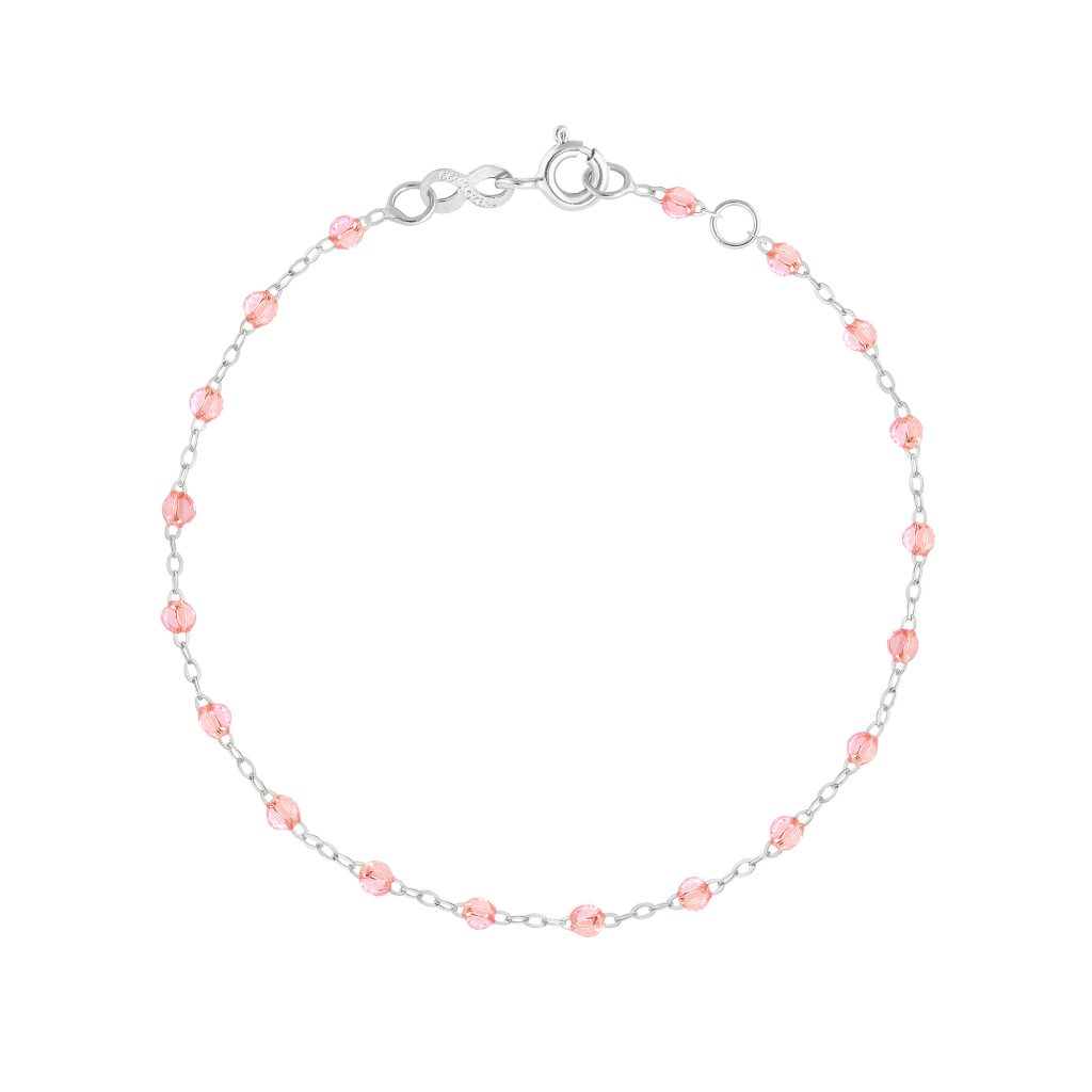 bracelet rosée classique gigi, or blanc, 17 cm