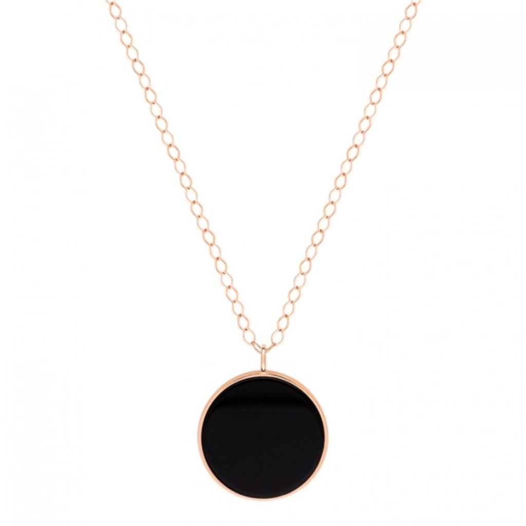 collier jumbo ever disc onyx, or rose