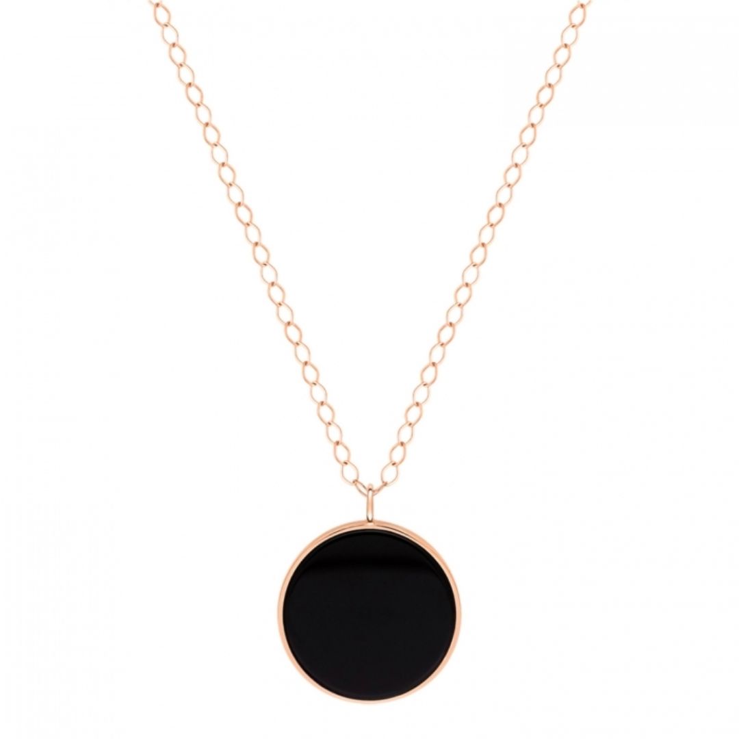 collier jumbo ever disc onyx, or rose