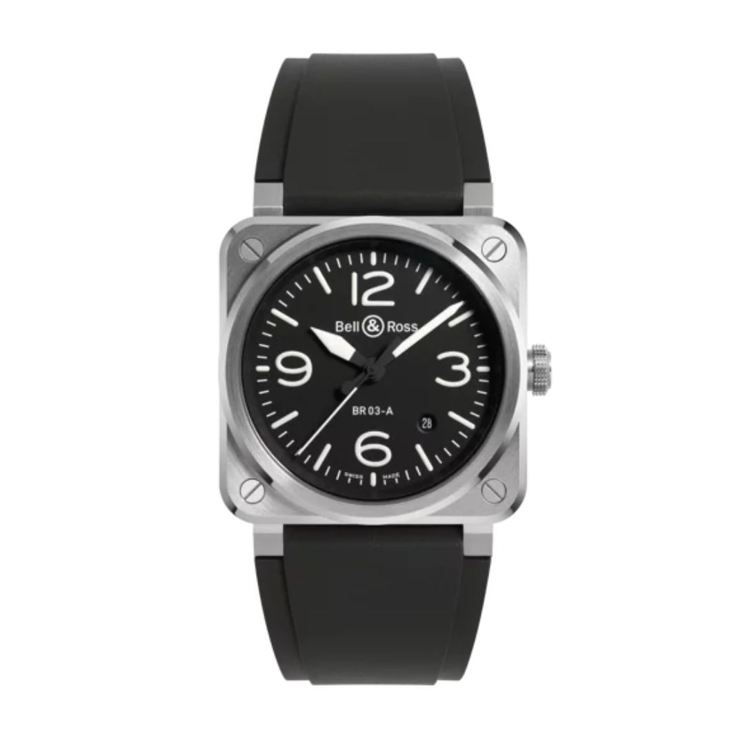 montre br 03 black steel