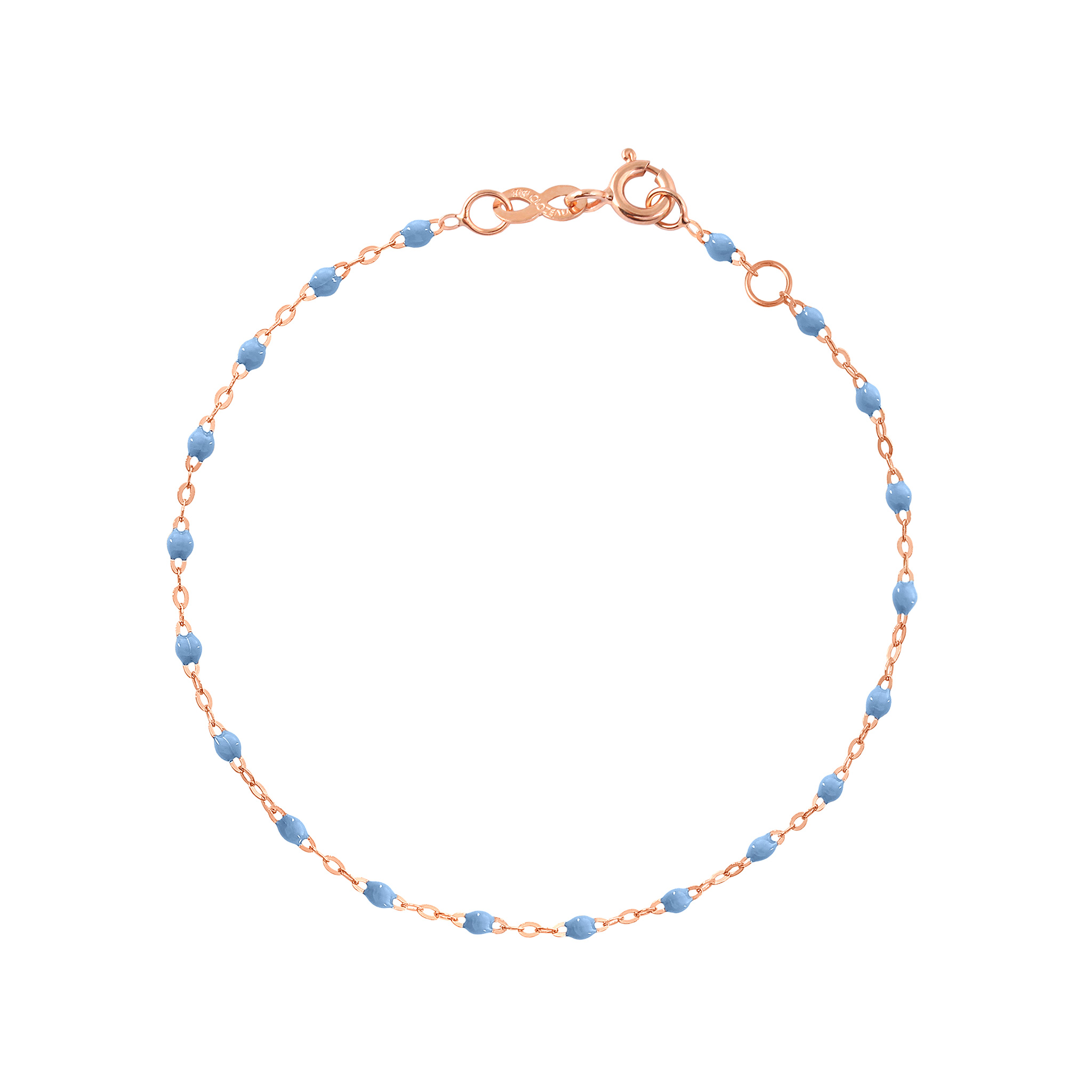 bracelet ciel classique gigi, or rose, 17 cm