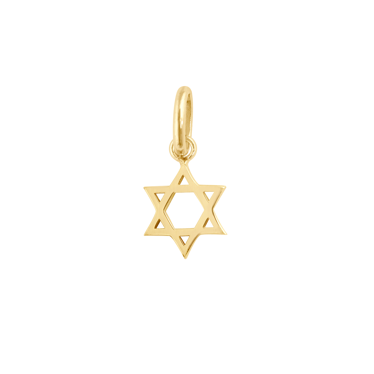 pendentif etoile de david, or jaune
