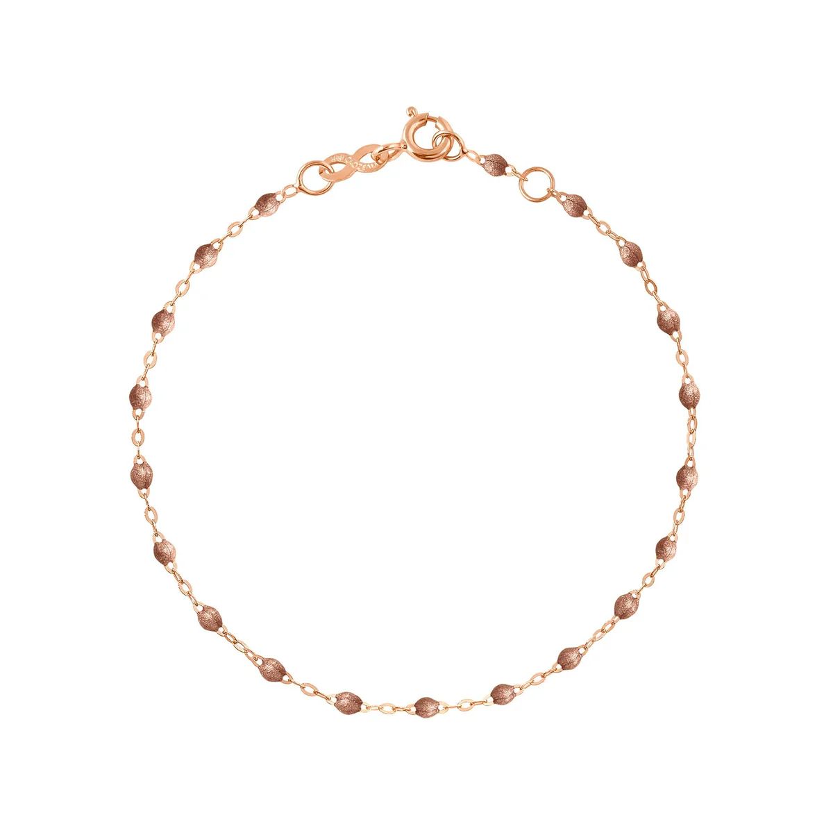 bracelet cuivre classique gigi, or rose, 19 cm