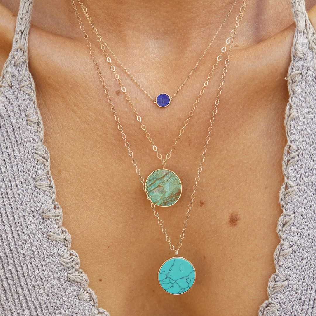 collier jumbo ever chrysocolle, or rose