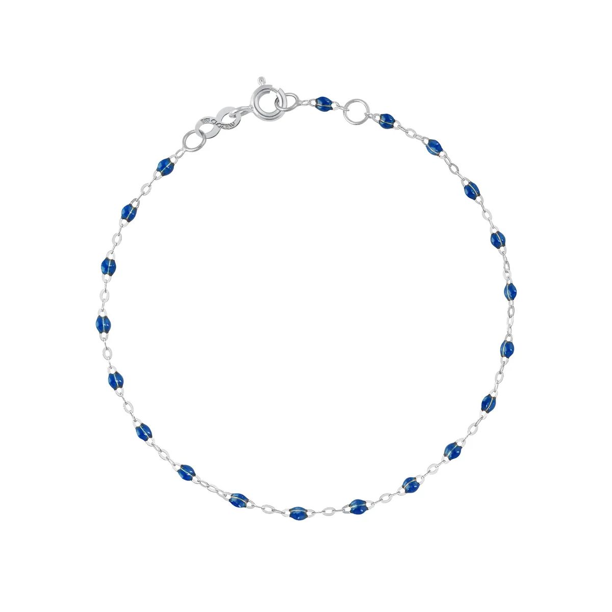 bracelet saphir classique gigi, or blanc, 17 cm