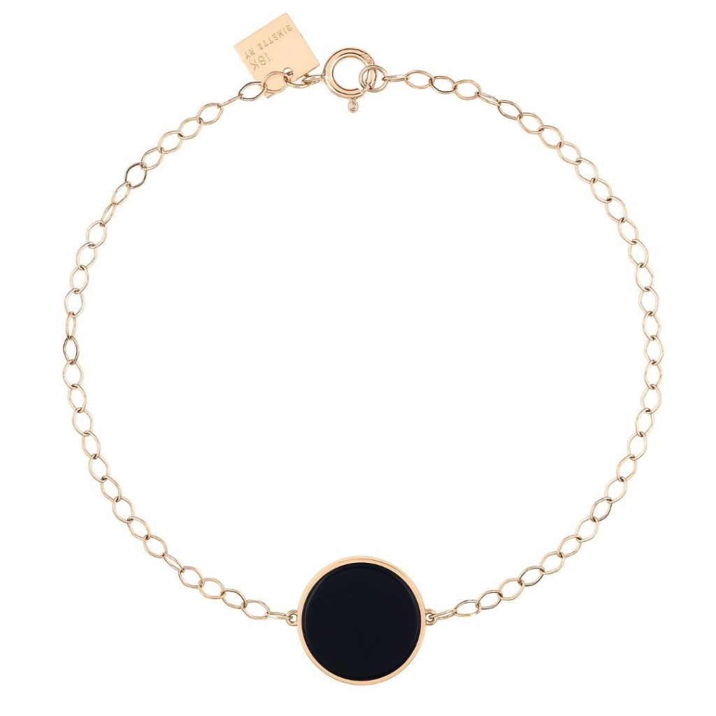 bracelet ever, onyx et or rose