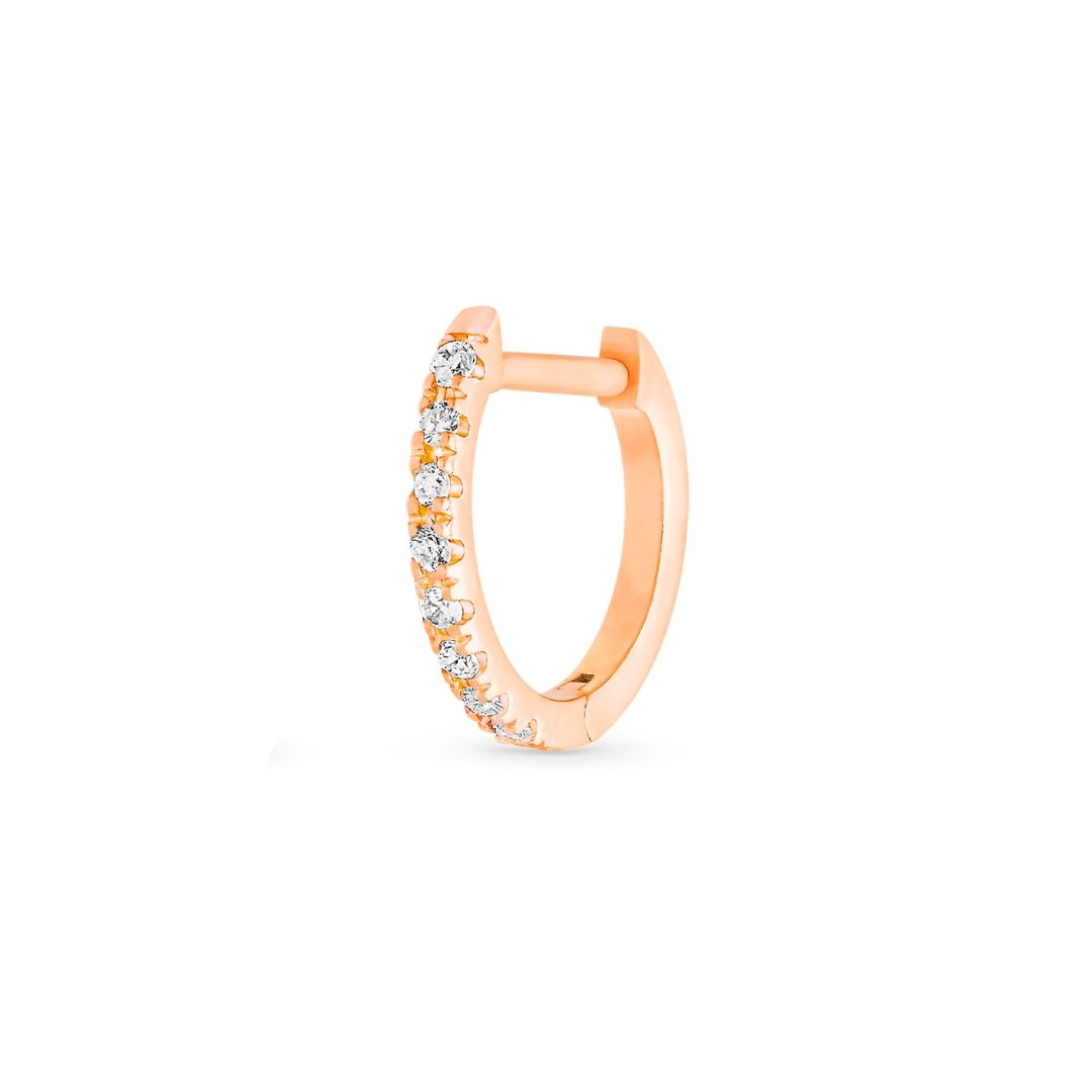 créoles be mine diamants, or rose