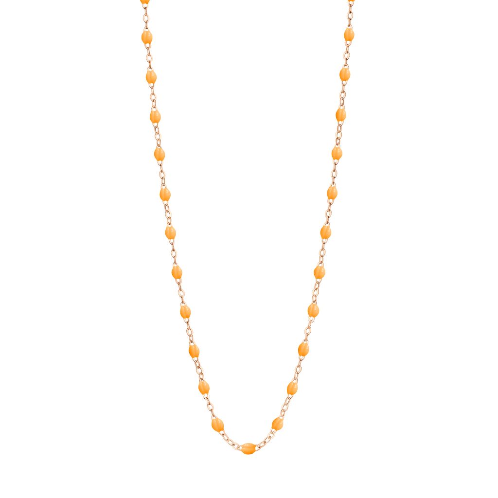 collier mandarine classique gigi, or rose, 42 cm