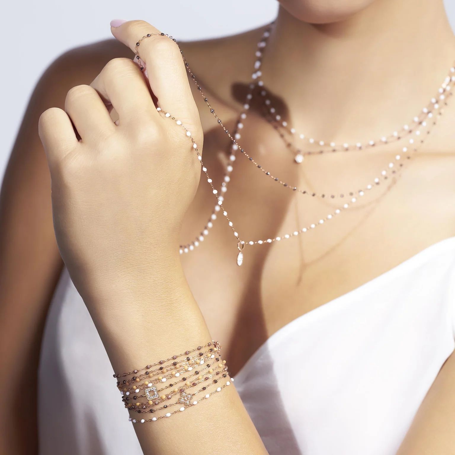 bracelet cuivre classique gigi, or rose, 19 cm
