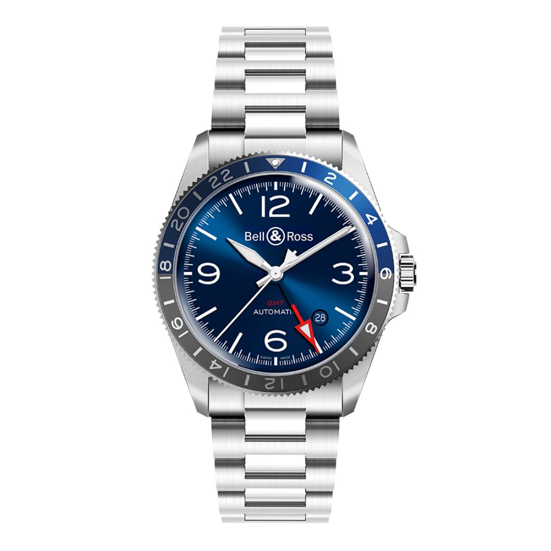 montre br v2 93 gmt blue