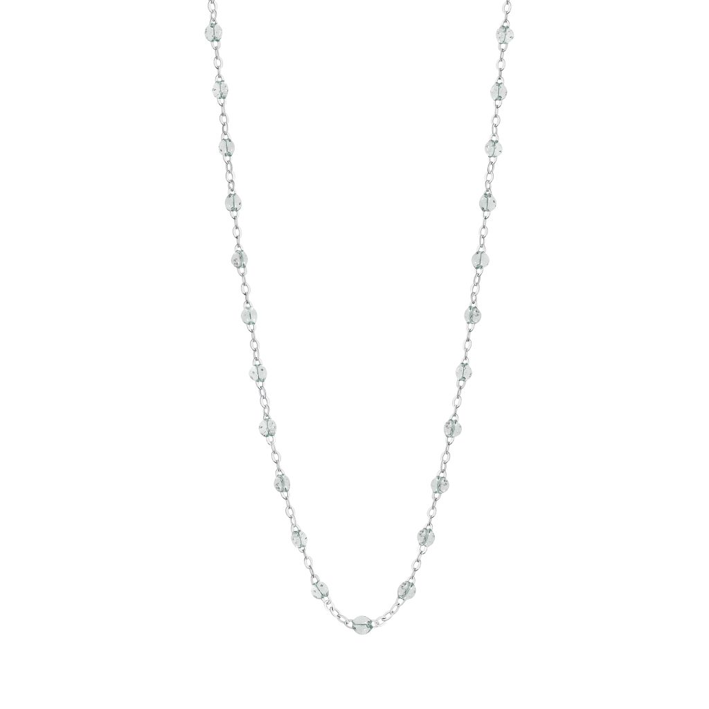 collier sparkle classique gigi, or blanc, 42 cm