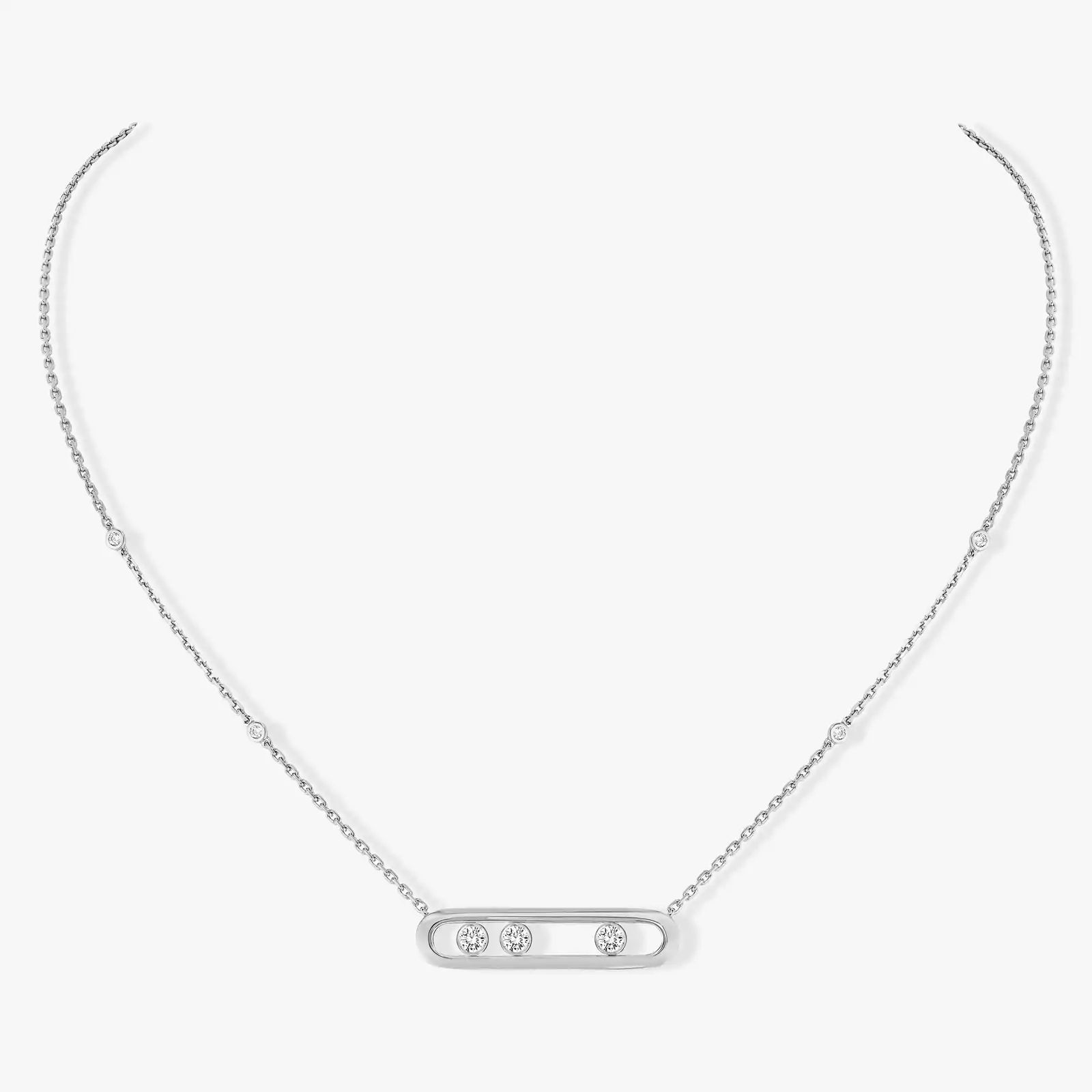 collier move, or blanc