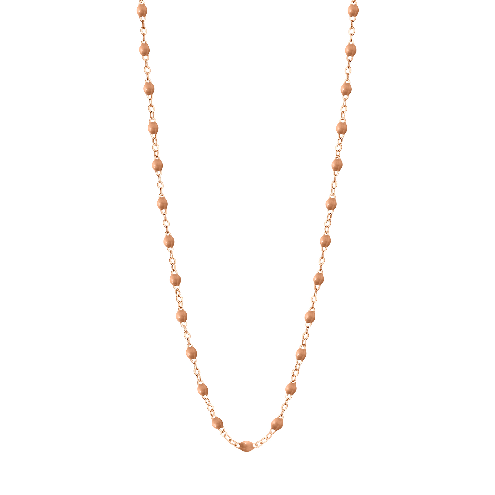 collier caramel classique gigi, or rose, 42 cm