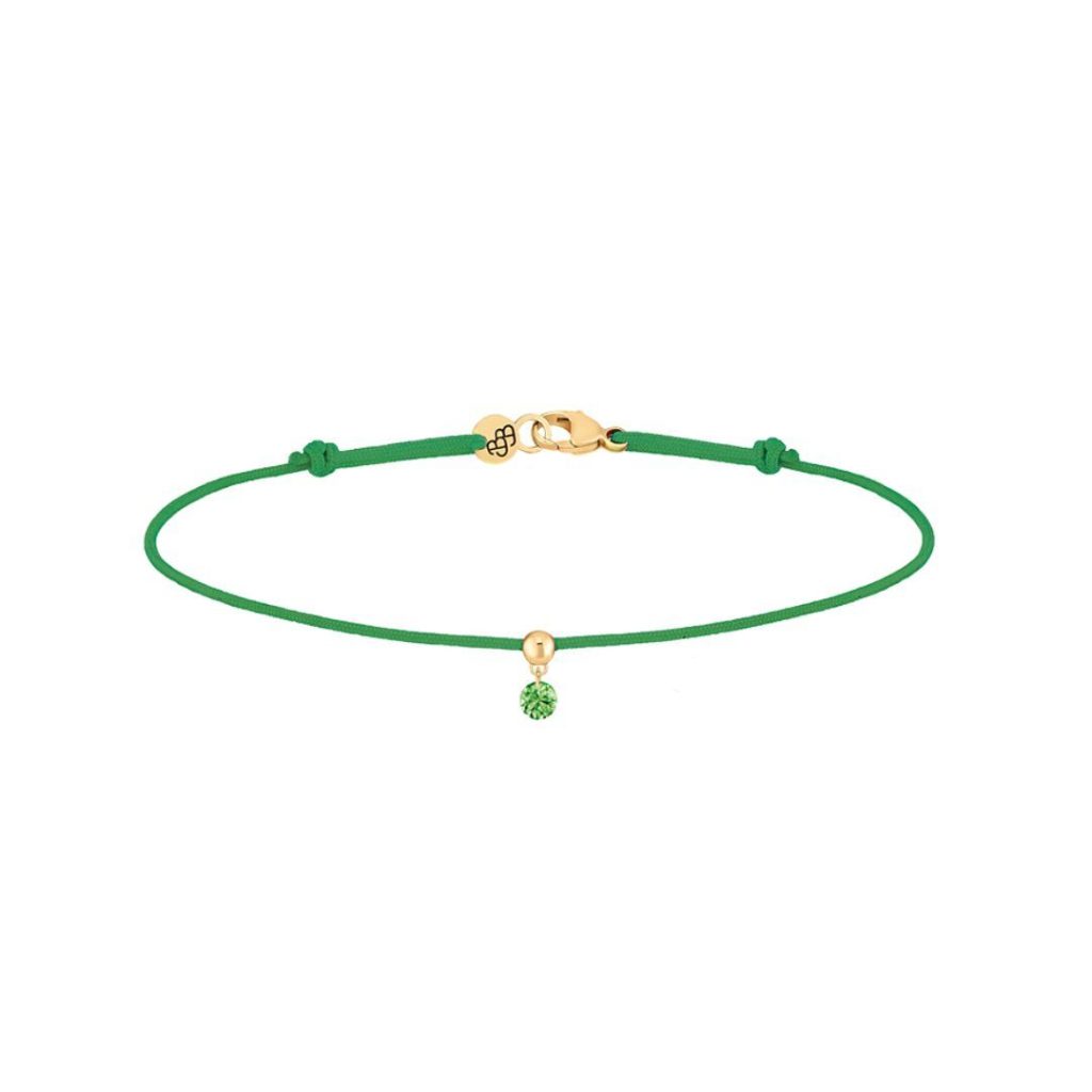 bracelet cordon bb orange, tsavorite, or jaune