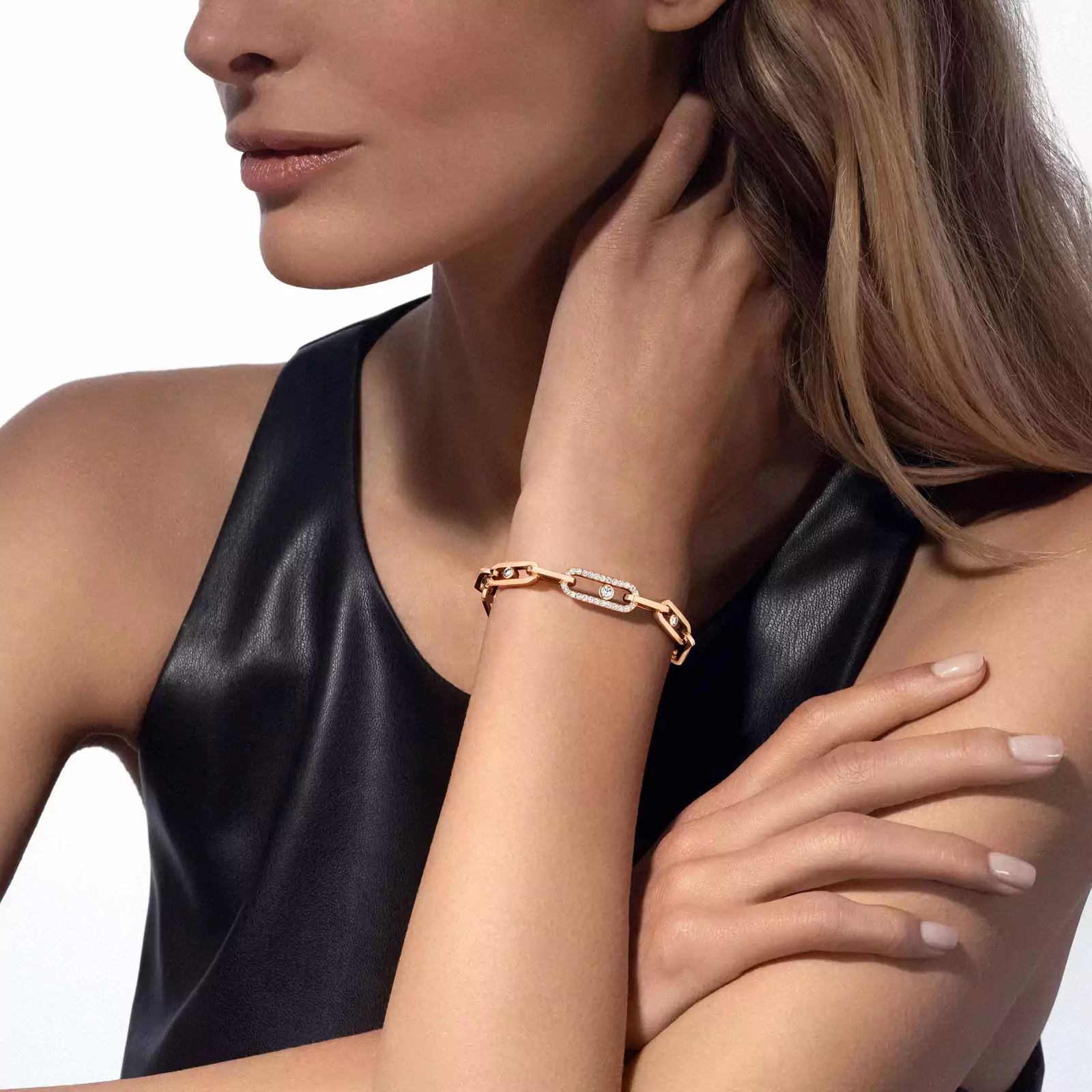 bracelet move link, or rose