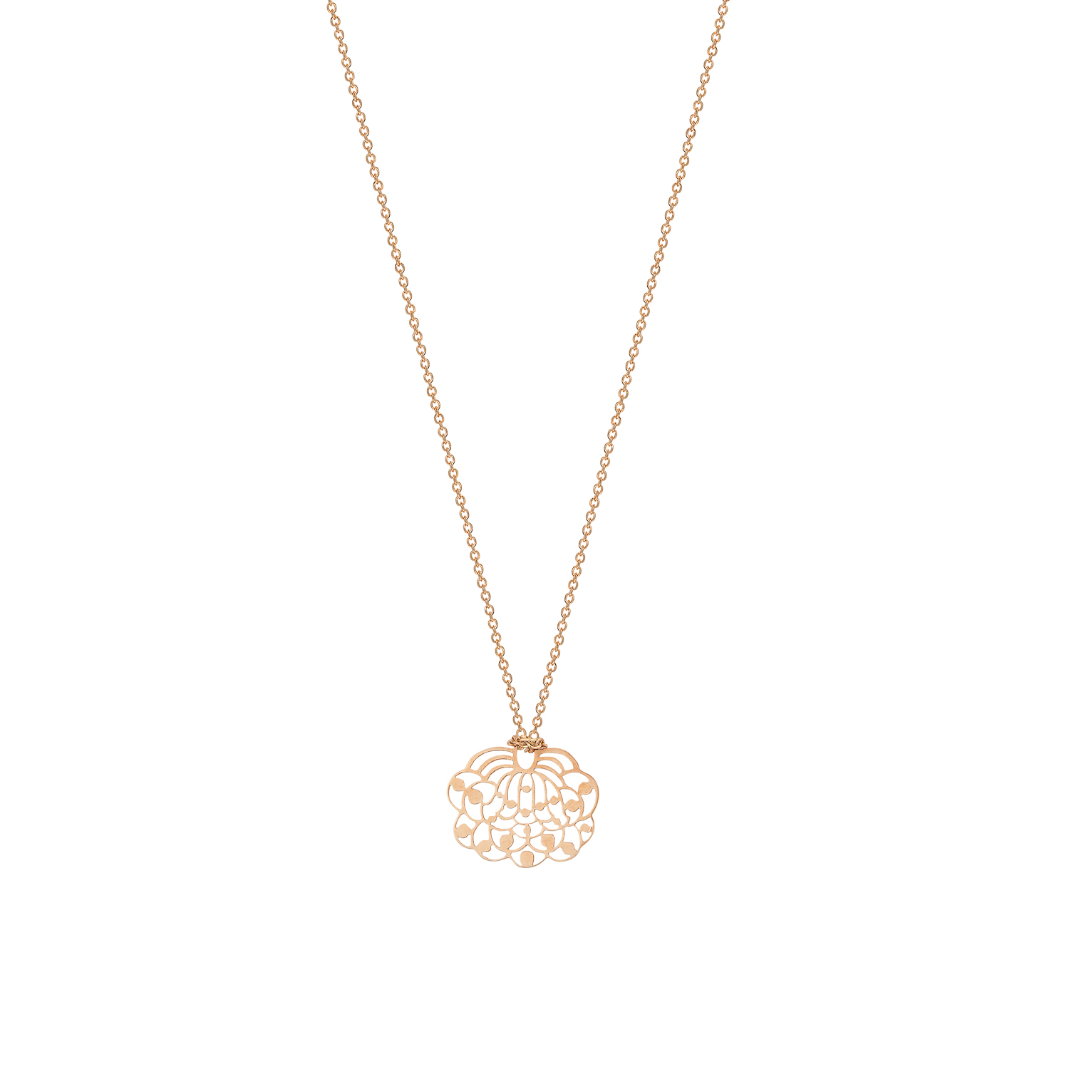 collier lotus mini, or rose