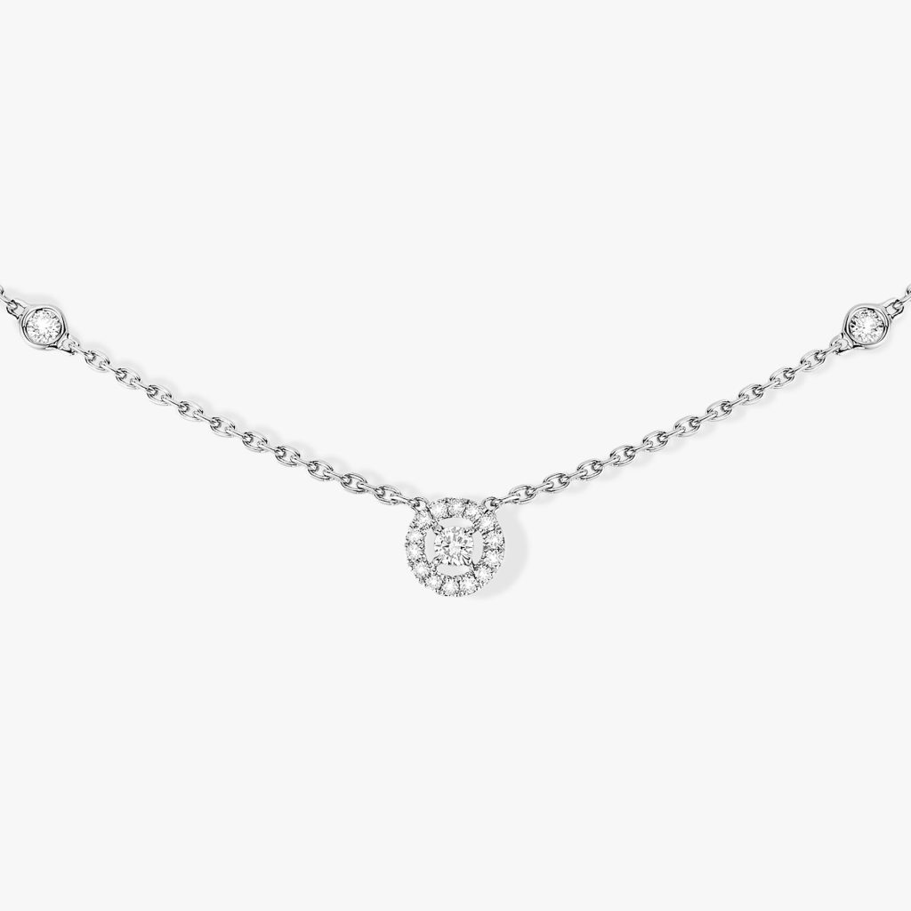 collier joy xs, or blanc
