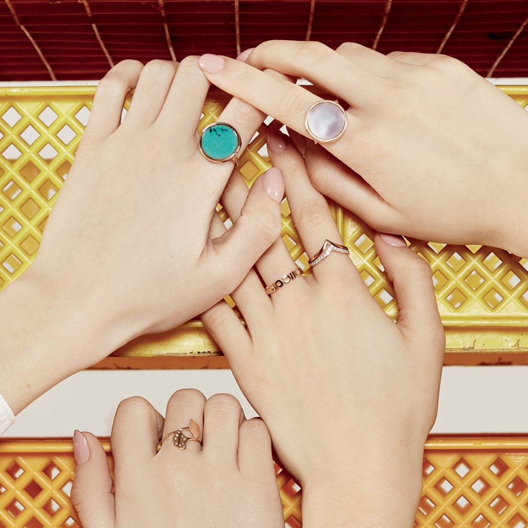 bague wise, or rose, t 56