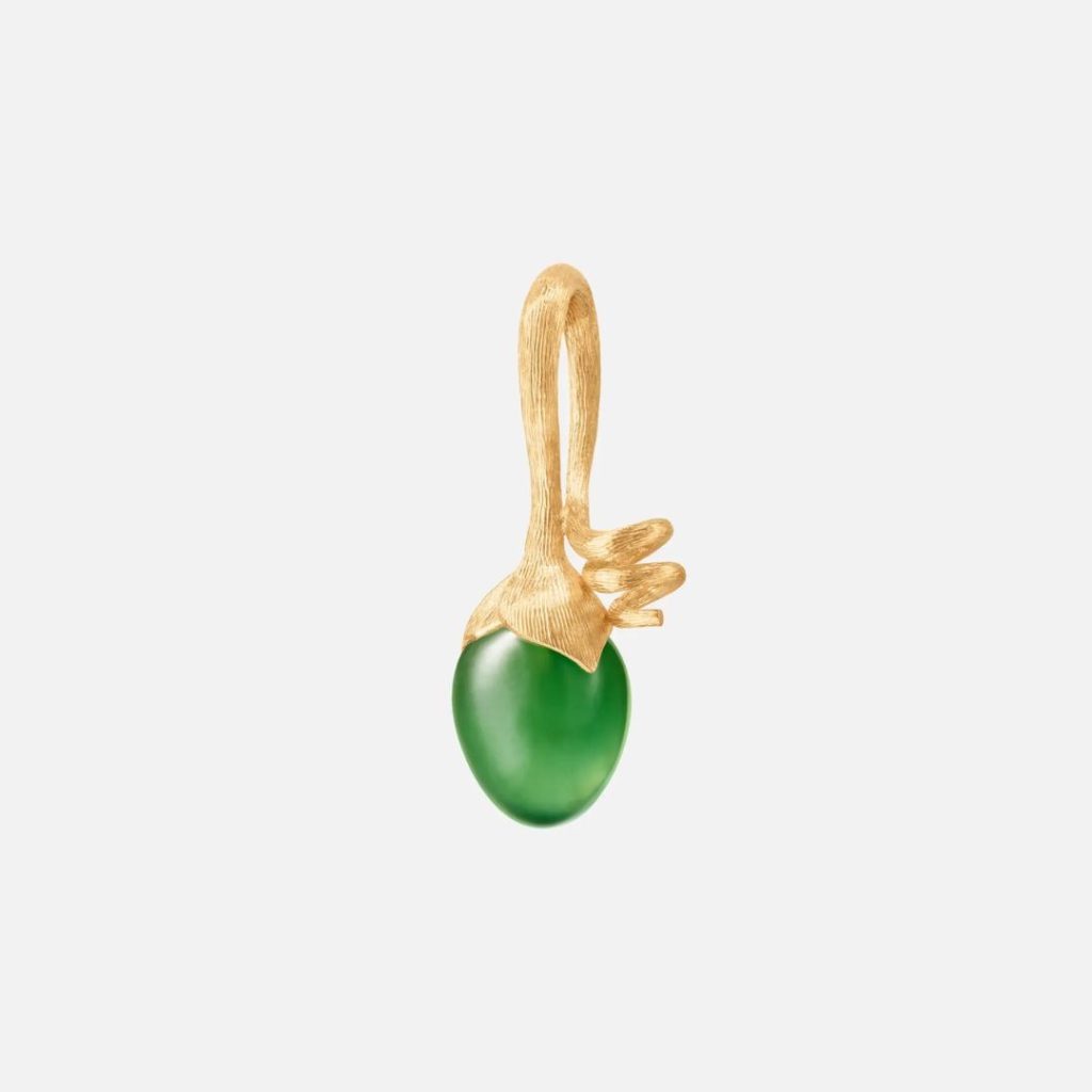 pendentif sprout serpentine, or jaune