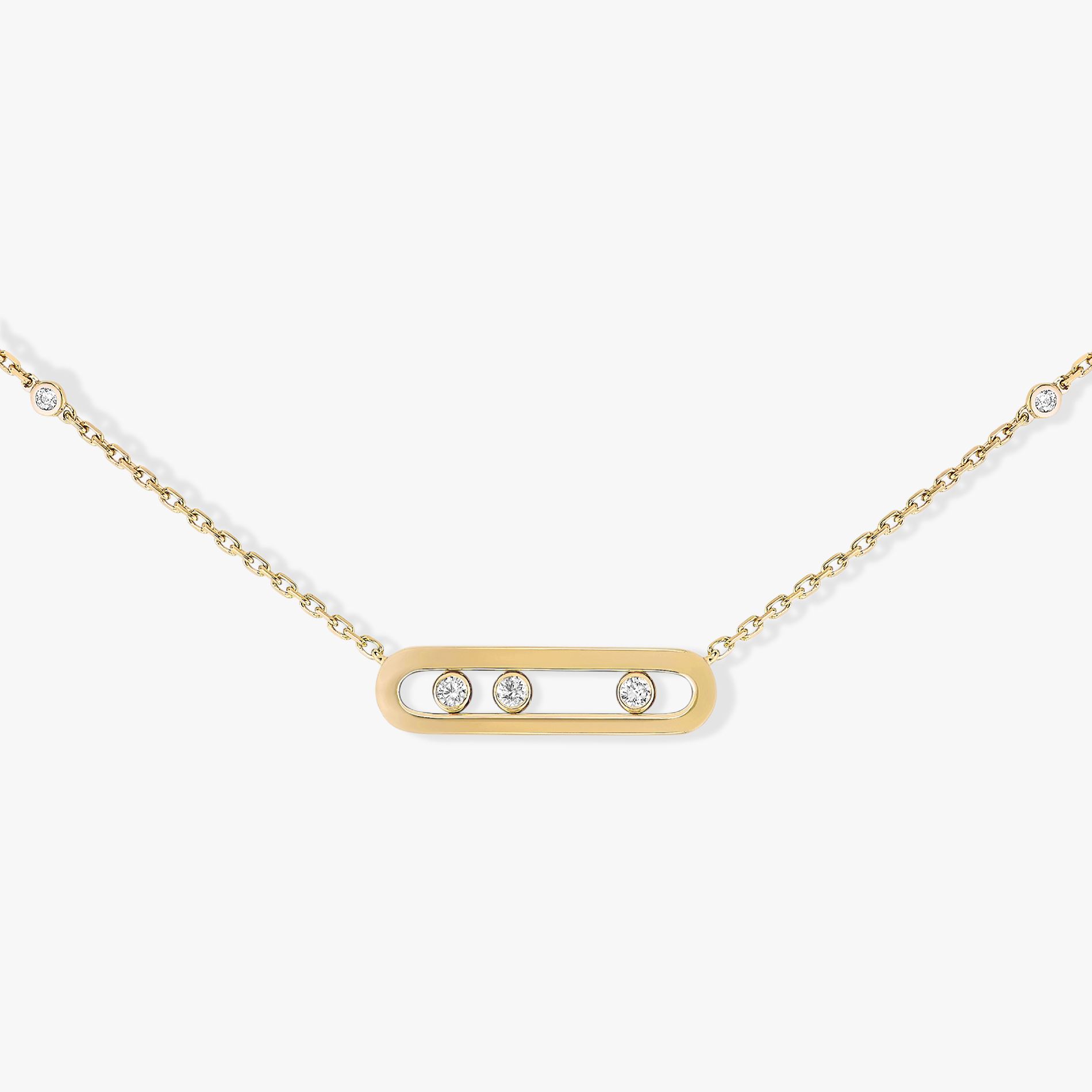 collier move pm, or jaune
