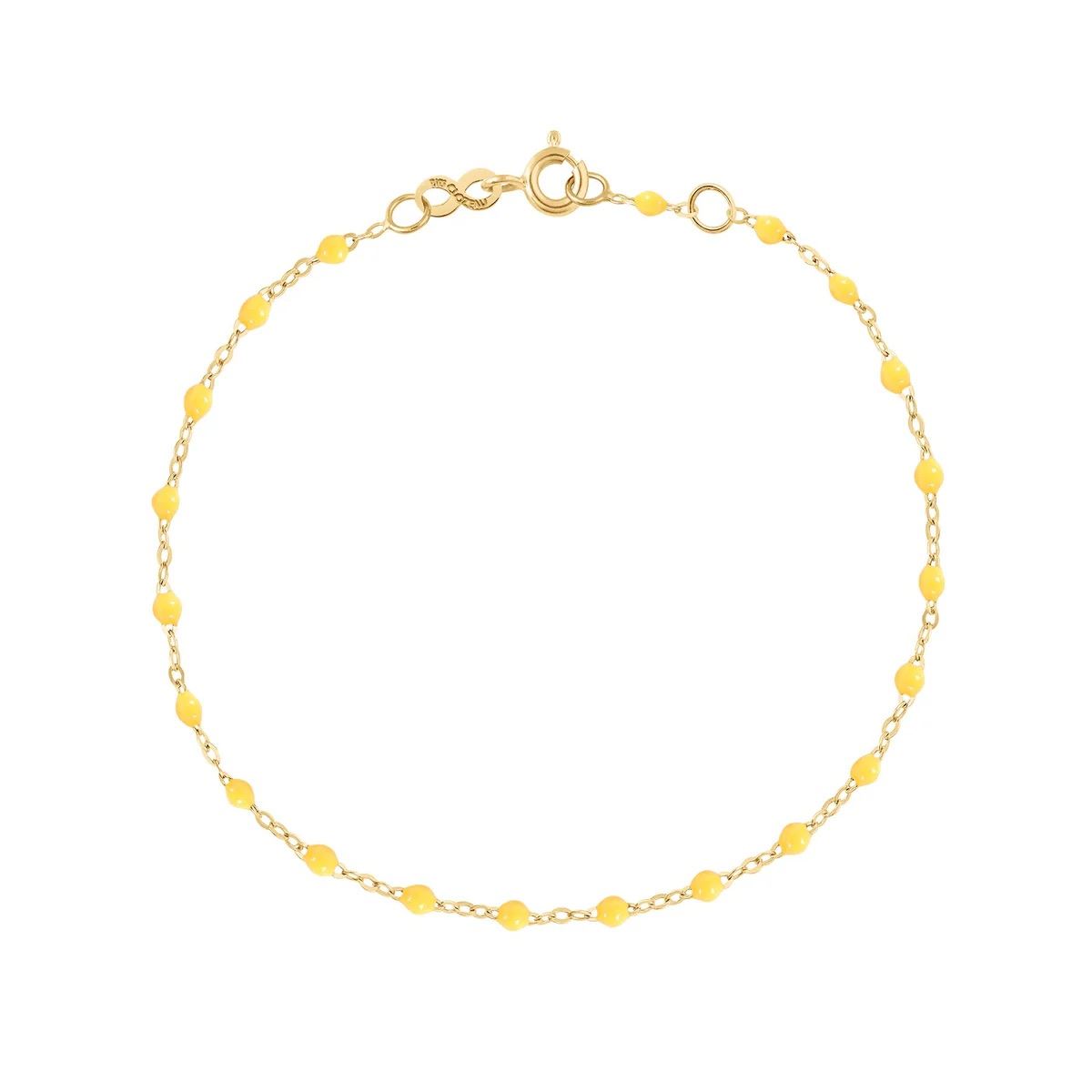 bracelet citron classique gigi, or jaune, 17 cm