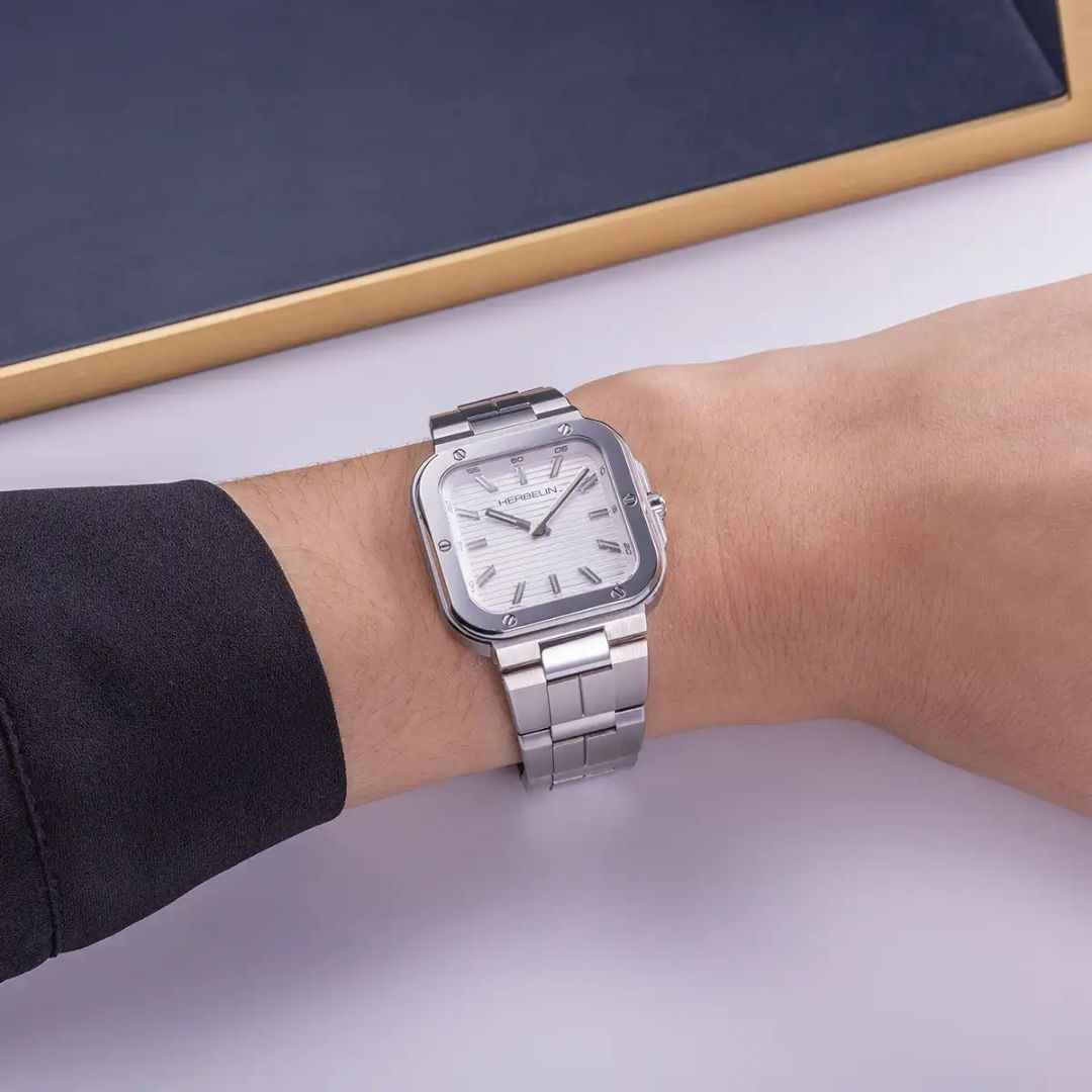 montre cap camarat square, blanc