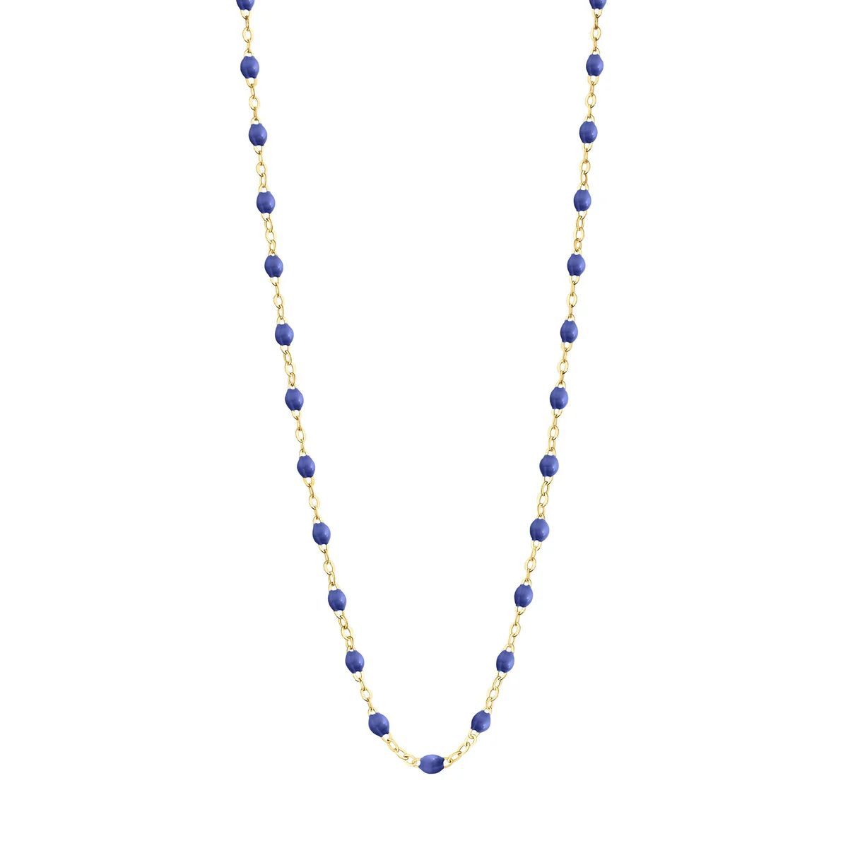 collier bleuet classique gigi, or jaune, 42 cm