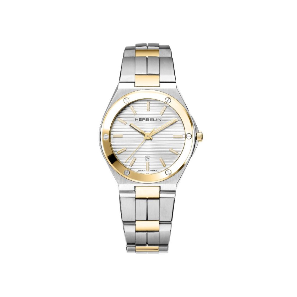 montre cap camarat, bicolore